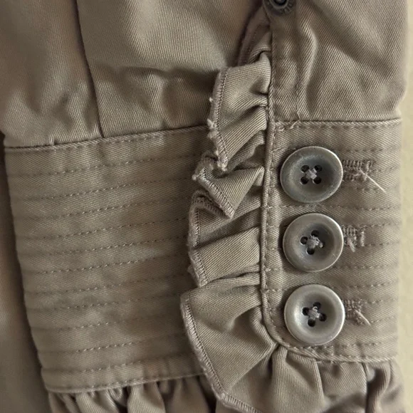 Eddie Bauer Women's Utility Jacket in Taupe 100% Cotton - Picture 4 of 8